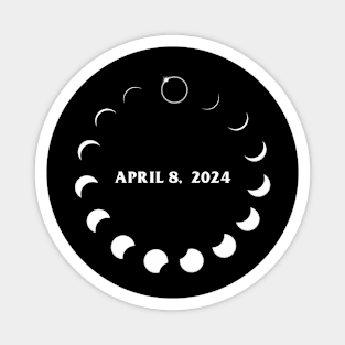 Total Solar Eclipse 2024 Magnet